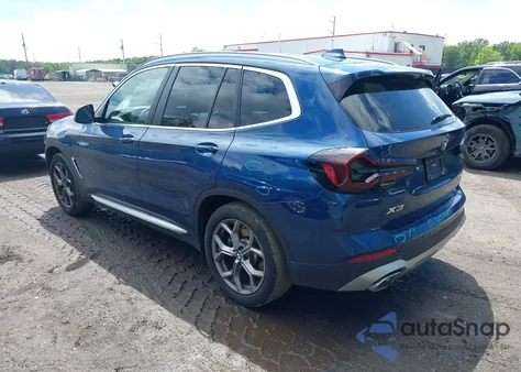 2023 BMW X3 xDrive30I from USA, damaged, VIN 5UX53DP02P9R26155